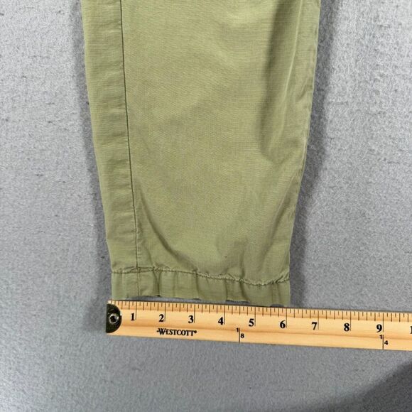 Anthropologie Hei Hei Cargo Pants Womens‎ 28 Yellow Green Slim Straight Set Of 2 - Picture 9 of 16